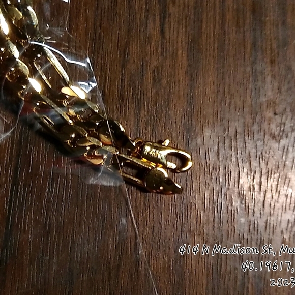 14k over 925 silver neclace - Picture 1 of 6